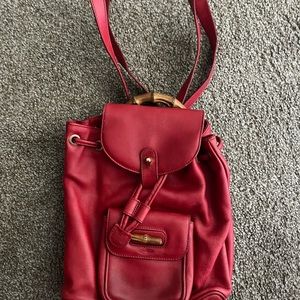 Gucci Bamboo Backpack